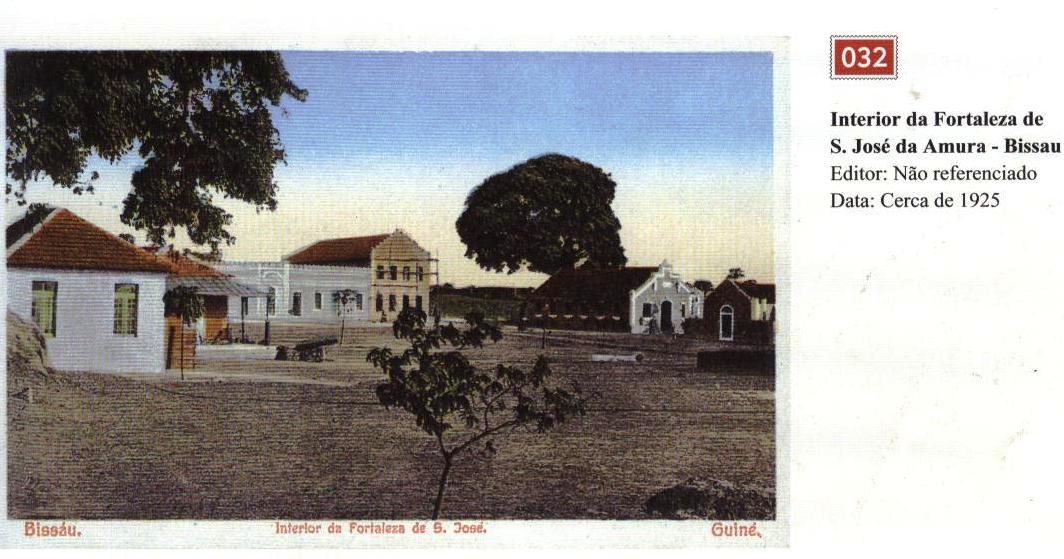 Interior da Fortaleza de S.Jos da Amura em Bissau, ano de 1925