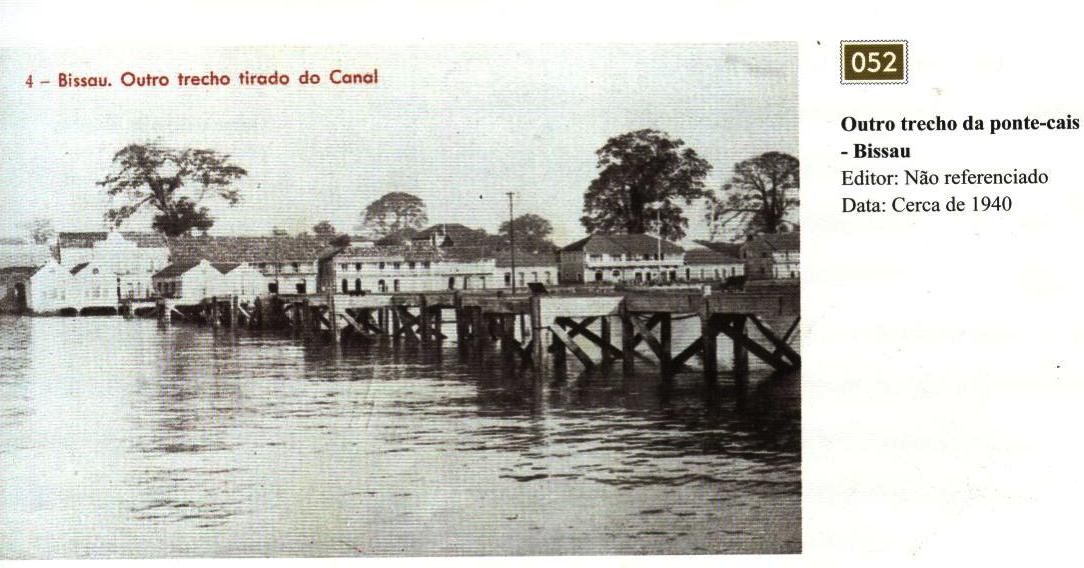 Ponte - cais de Bissau 1940