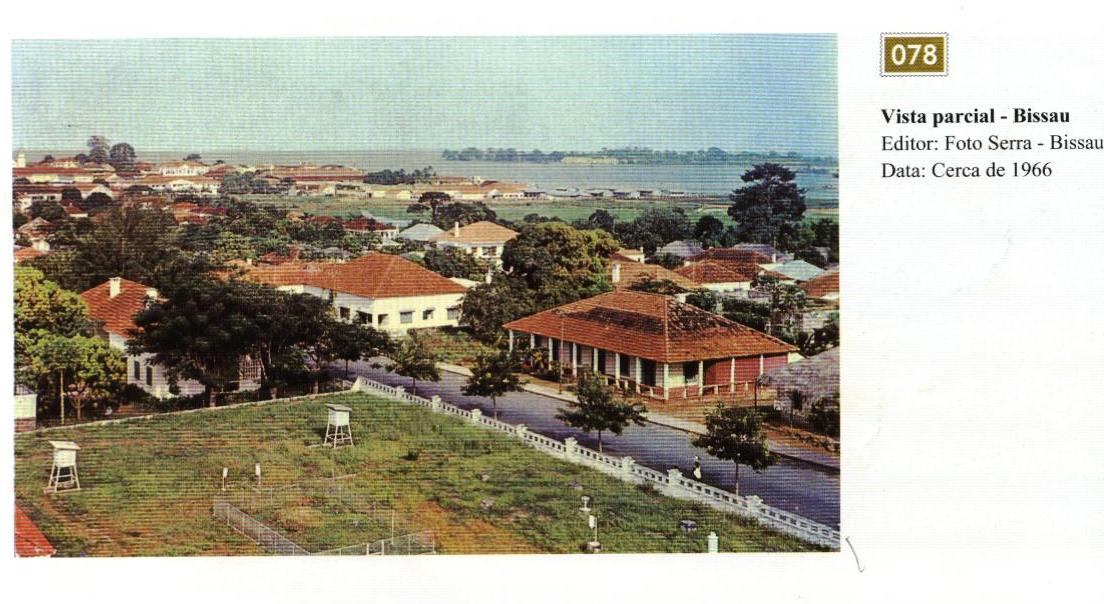 Vista parcial de Bissau. Editor: Foto Serra, 1966