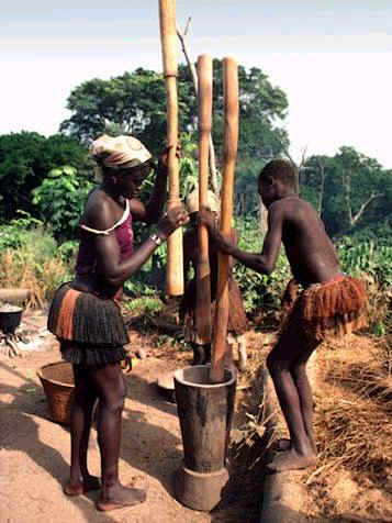 A arte de pilar Imagem da Guin-Bissau