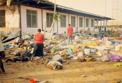 Vtimas civis do bombardeamento ordenado por Nino Vieira ao CIFAP 1999