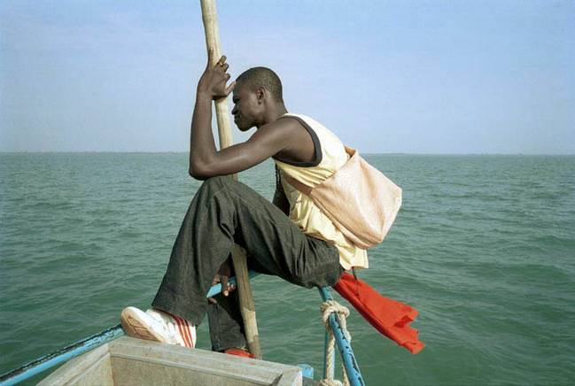 Viagem de Bissau para Bolama, Janeiro de 2006. Foto de Ernst Schade