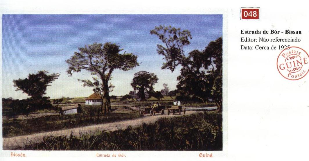 Estrada de Br em Bissau, foto de 1925